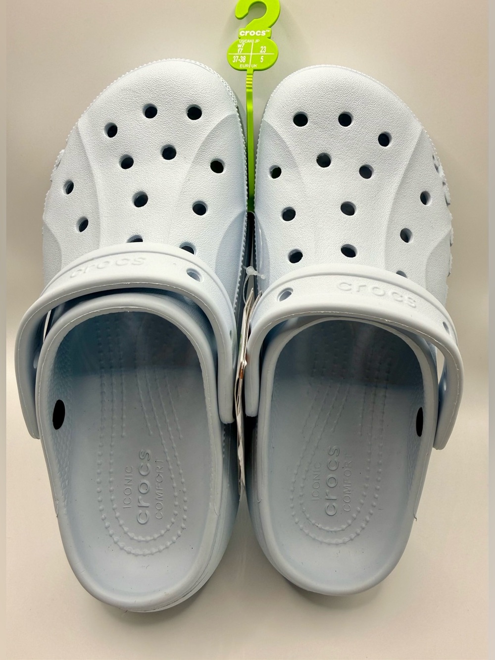 CROCS Classic Clog in Mineral Blue / Light Blue for Women Size 7